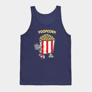 poopcorn - funny pooping popcorn Tank Top